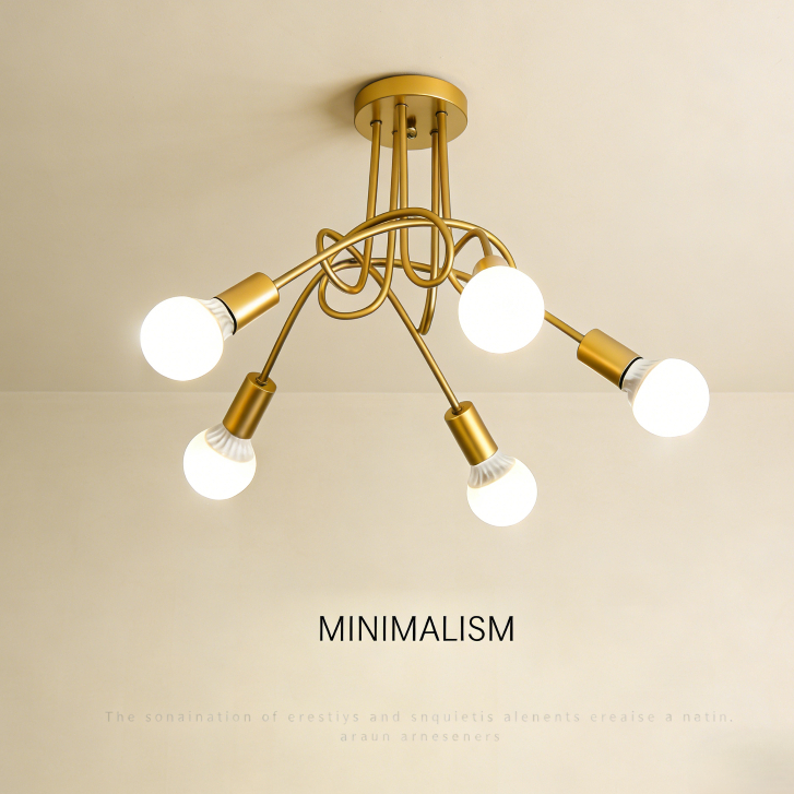 Pendente LED Minimalista Luz Aconchegante Fácil Instalação Bivolt 110V-220V Ideal para Sala e Quarto