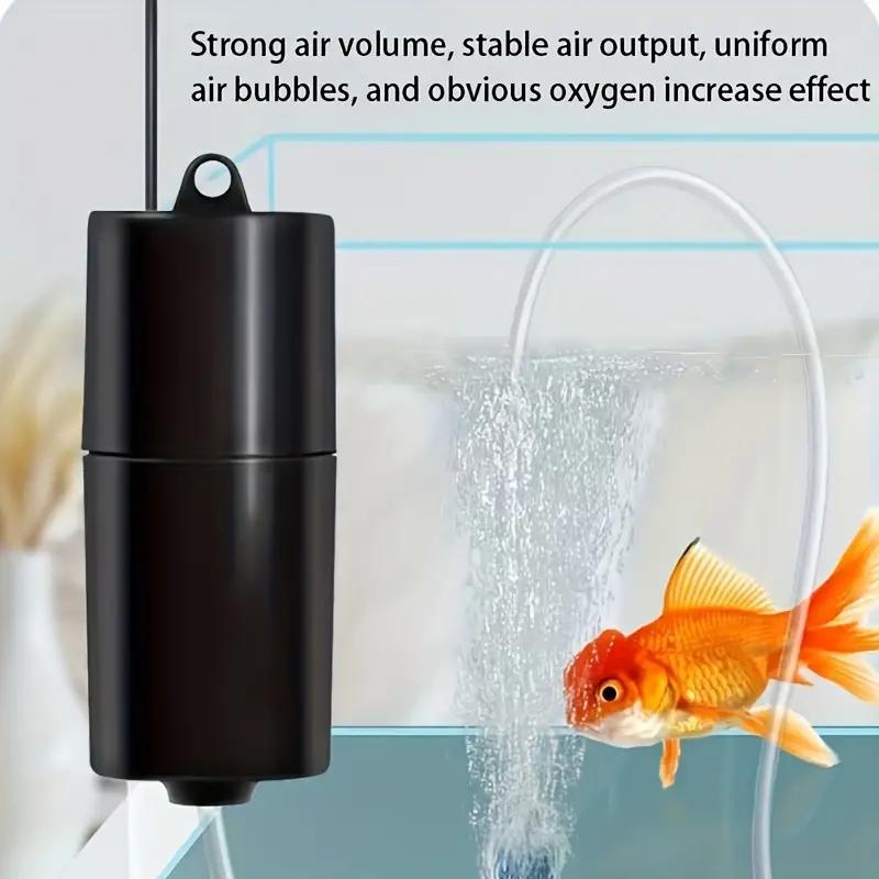 Bomba De Oxigênio/Ar Compressor Filtro USB Portátil Para Aquario De Peixes 12v Silencioso Carna em Oferta na Shopee