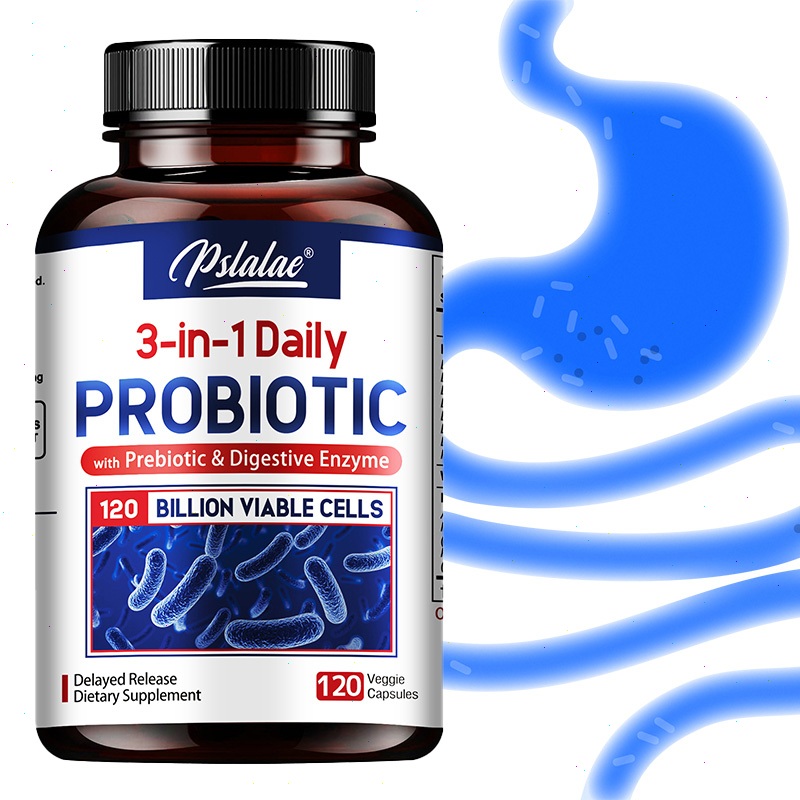 PSLALE contains a probiotic, prebiotic, and digestive enzyme blend. Made in the USA. 30/60/120 capsules