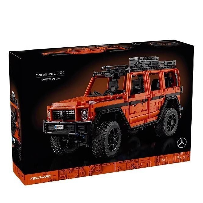 2891 pçs compatível Lego Mercedes-Benz grande G500 veículo Off-Road grupo mecânico montado blocos de construção menino b