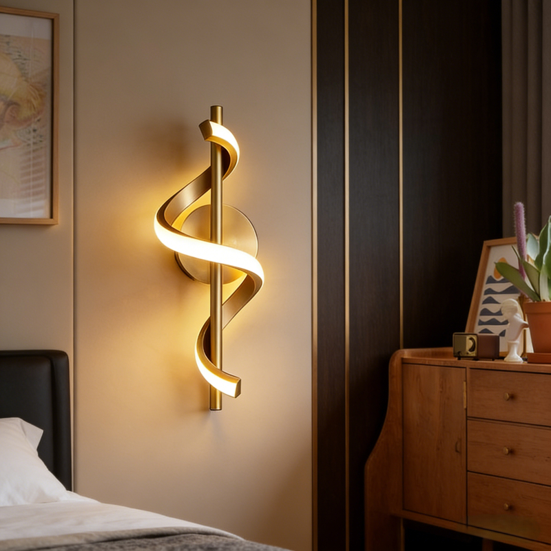 Arandela Luminária De Parede Led Minimalista Quarto Luminária Sala Estar