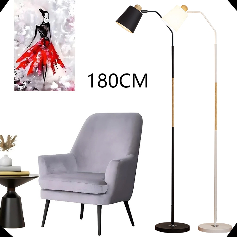 Luminaria De Chão 1,8m LED Ajustável Disponíveis Para Sala de Estar Quarto Estudo e Escritório em Oferta na Shopee