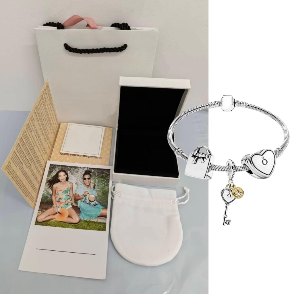 Pulseira feminina da moda 925|Conjunto DIY clássico com pingente de corrente de osso de cobra|Vários estilos de presente