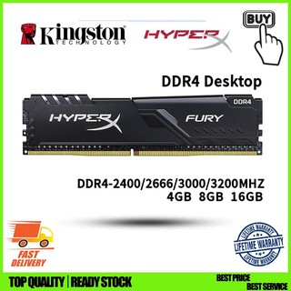Kingston HyperX FURY ddr4 8GB 4GB Desktop16GB 3200MHz 2666MHz 2400MHz 2133MHz PC4 Memória…