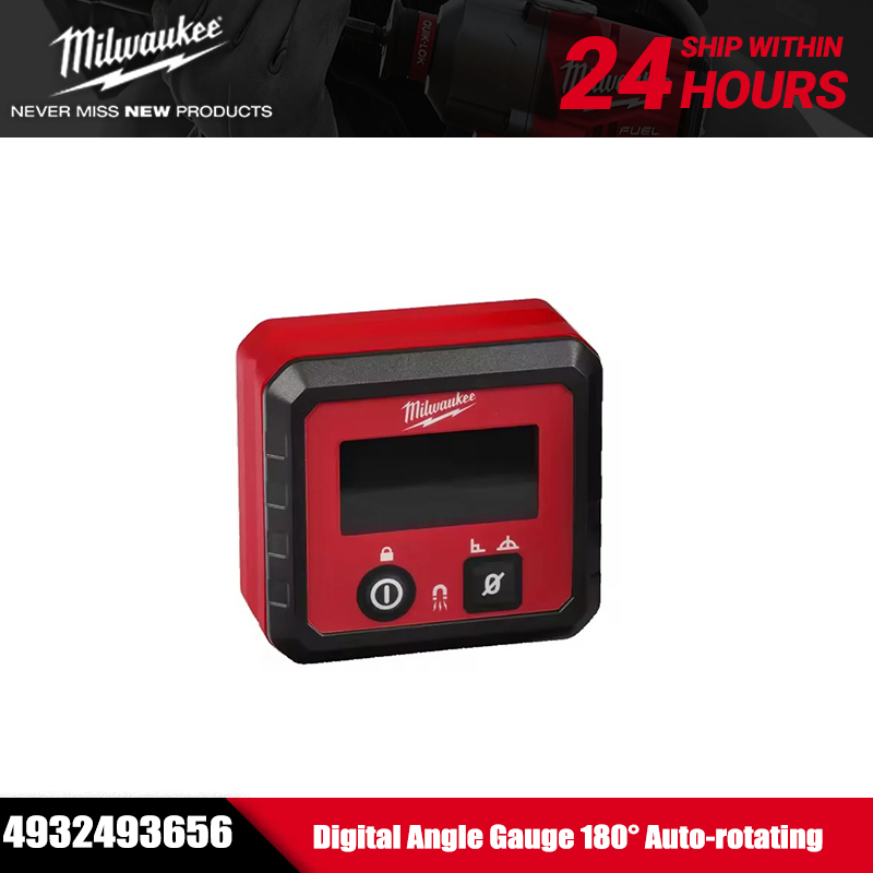 Milwaukee 4932493656 Medidor De Ângulo Digital 180 ° Acessório De Ferramenta Elétrica Portátil Com Tela LCD De Medição R