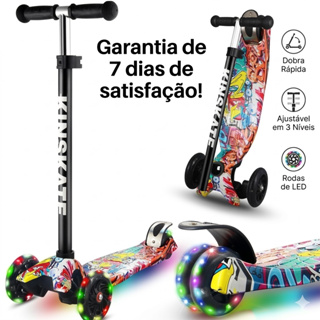 Patins De Criança Menino Menina Rodas Que Brilham - Patins Roller Ajustável Luxo em Oferta na Shopee