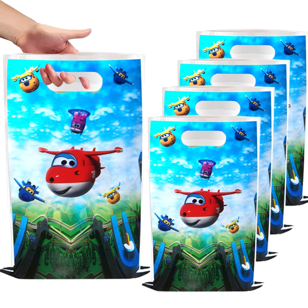 Super Wings Festa De Aniversário Jimbo Sky Storm Jett Dizzy Donnie Paul Jerome Grand Albert Mira Bello Sacos De Presente