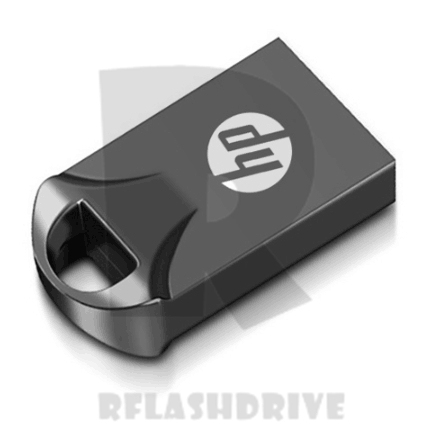 Mini Unidade De Metal HP Com Cabide 1GB 2GB 4GB 8GB 16GB 32GB 64GB 128GB Pendrive À Prova D'água USB 2.0 Flash Drive De