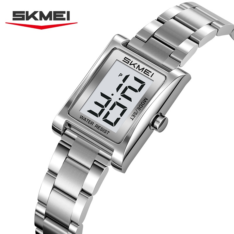 SKMEI 2569 Retro Retângulo Relógio Digital Para Mulheres Moda Casual Vintage Quadrado LED De Pulso Eletrônico Presente