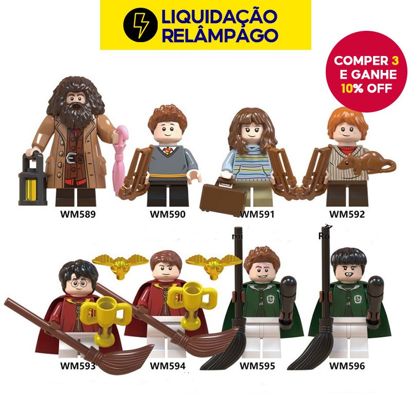 🔥 LIQUIDAÇÃO RELÂMPAGO Mini figura Rubeus Hagrid | Bloco de montar | Boneco de brinquedo