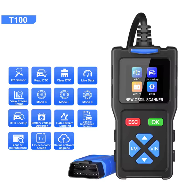 Scanner OBD2 Ferramenta De Diagnóstico Para Leitura E Remoção De Falhas Do Motor