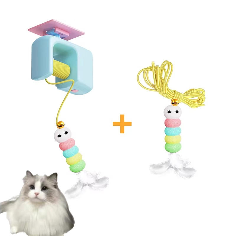 Brinquedo interativo para gatos Bola elétrica automática para gatos Yoyo Ball Cat Teaser