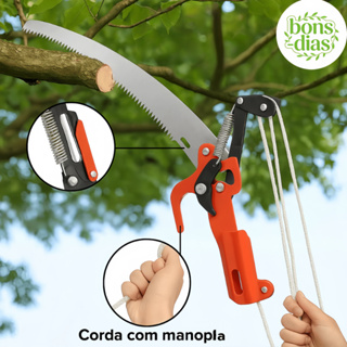 Serrote Podador De Galho Alto 2 Em 1 Poda E Serra em Oferta na Shopee