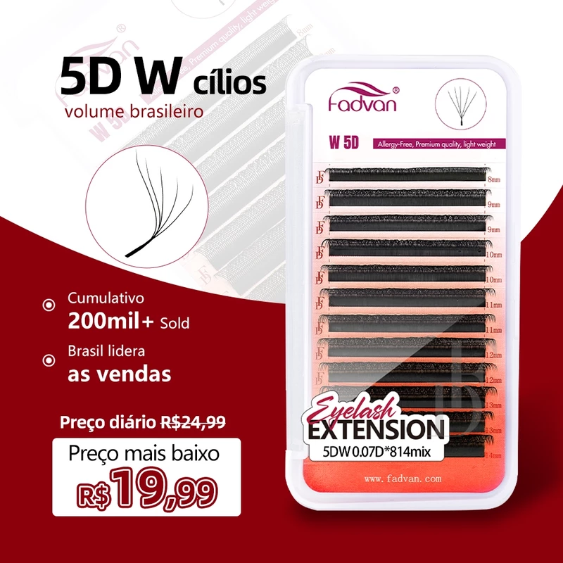 Cílios Fadvan: Beleza Natural com 62% Off! 🌟