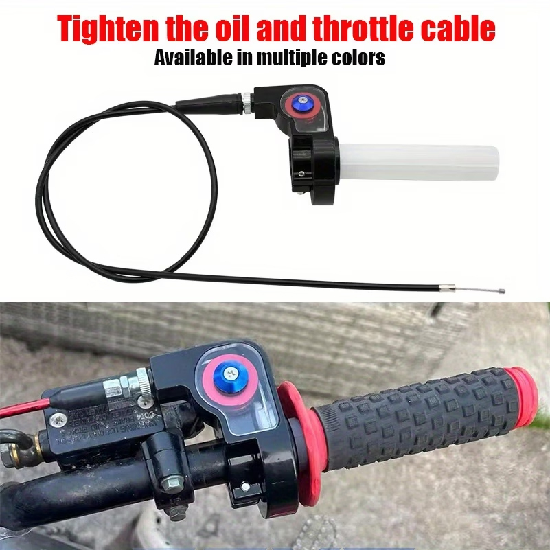 Acelerador Punho Rápido Aluminio Universal + Cabo Crf Ttr em Oferta na Shopee