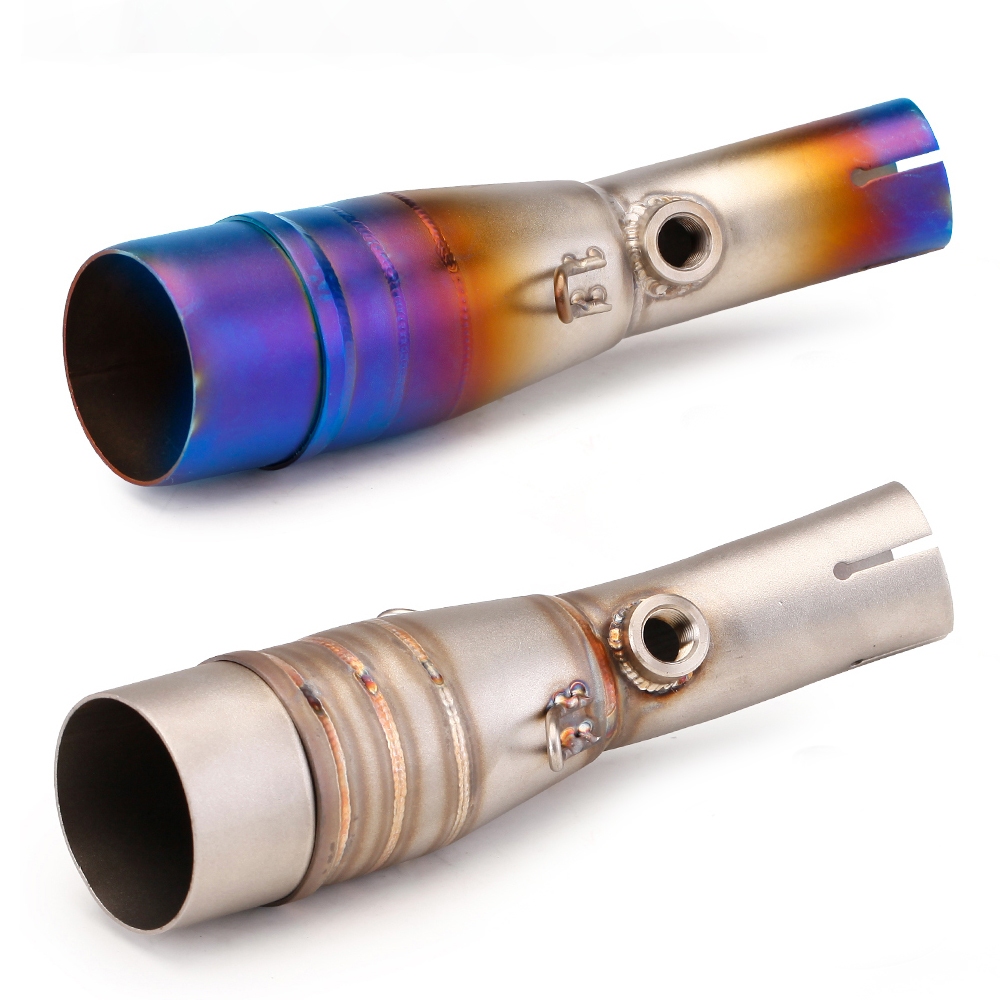 Kit Moto Escape Modificar Kit 51MM Adaptador Link Médio Scooter Cano Para Yamaha XMAX XMAX250 XMAX300 2017-2024