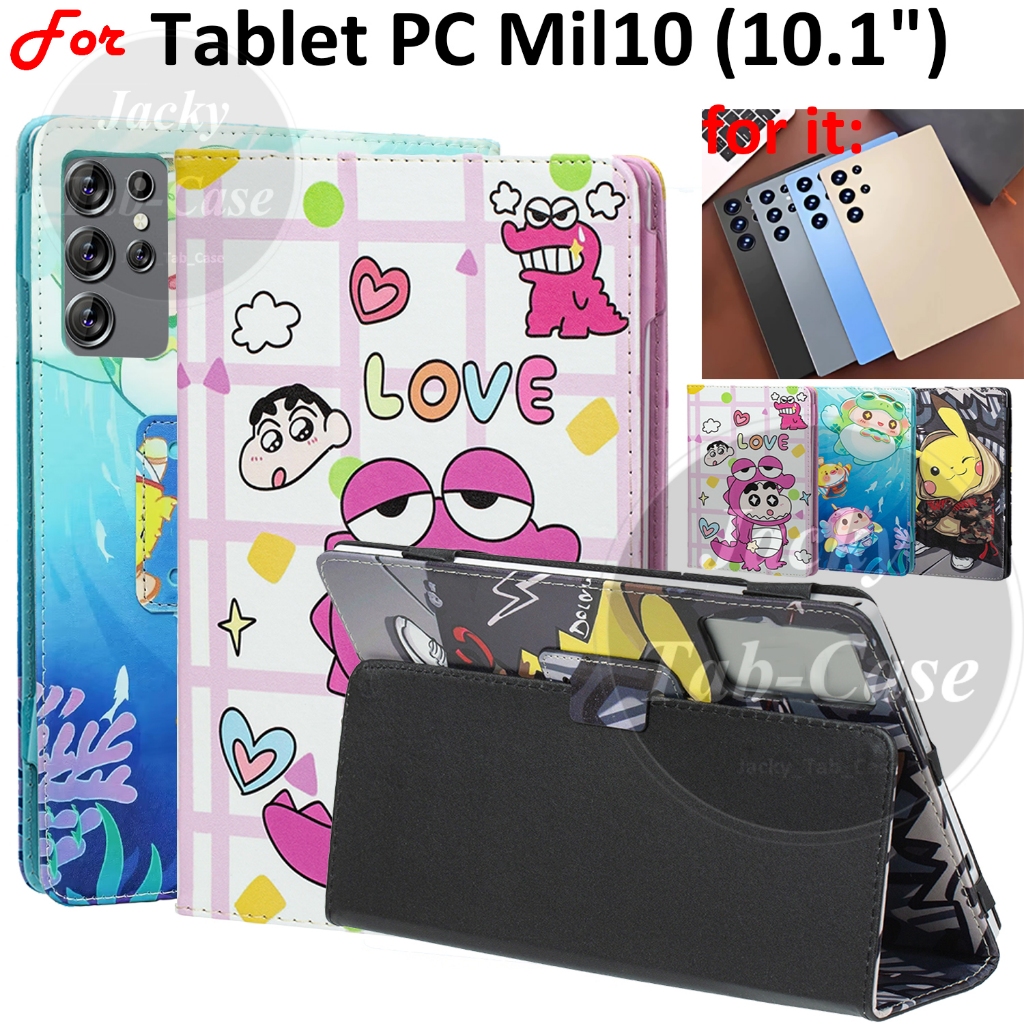 Para Tablet PC Mil10 10.1 " Leve Mais Fino Capa Magnética Flip Suporte Caso Grande Buraco Mili 10 5G 10.1 Polegadas Mill