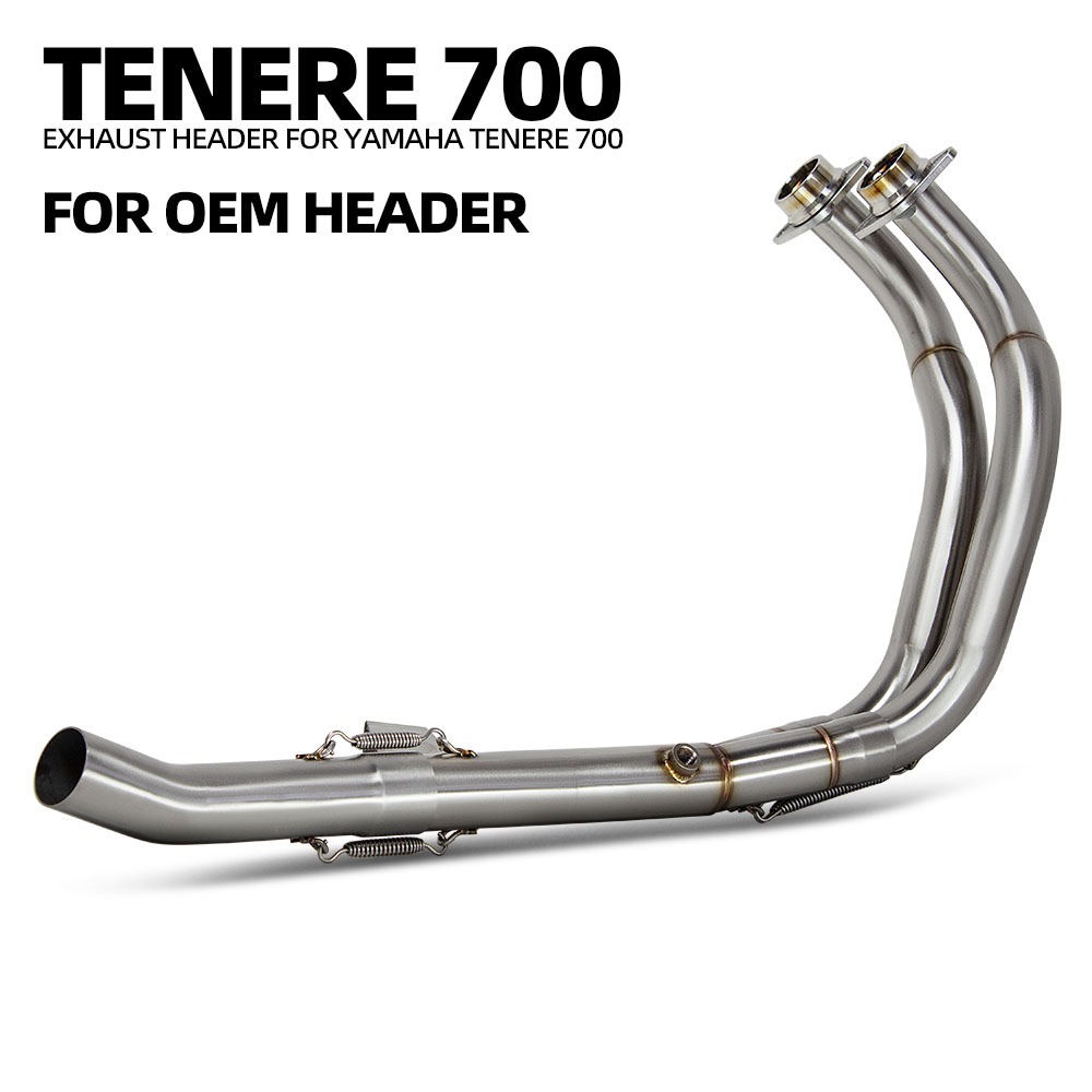 Tubo De Cabeçalhos De Escapamento De Motocicleta TENERE 700 Para Yamaha T7 T700 Tenere700 2019-2026 Interface Opcional