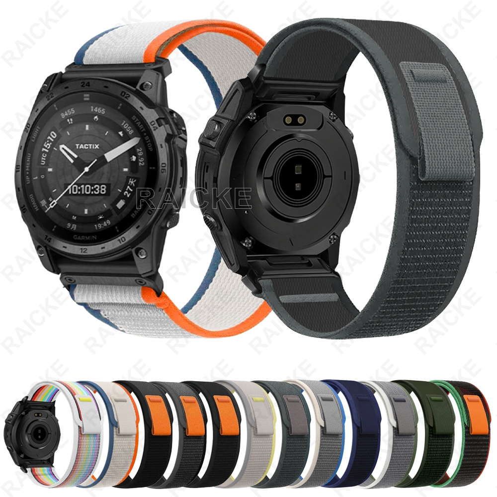Pulseira De Substituição De Nylon Com Liberação Rápida Para Garmin Fenix 8 51mm 47mm 43mm/7X pro/7S/6S/6/5X plus/5S Feni