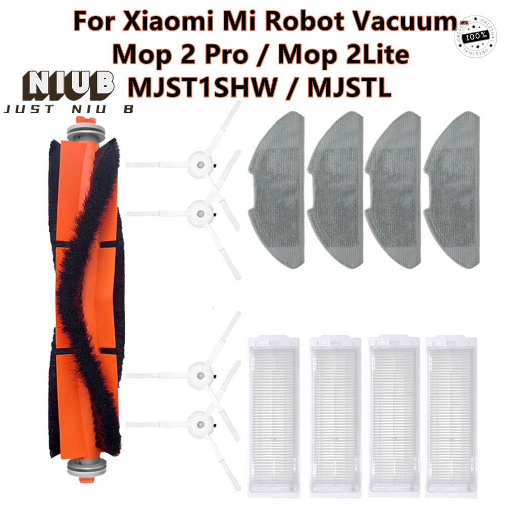 Para Xiaomi Mi Robô Aspirador Mop 2 Lite/Esfregão 2 Pro MJSTL/Ajuste MJST1SHW/Mjsts Peças Escova Lateral Principal Filtr