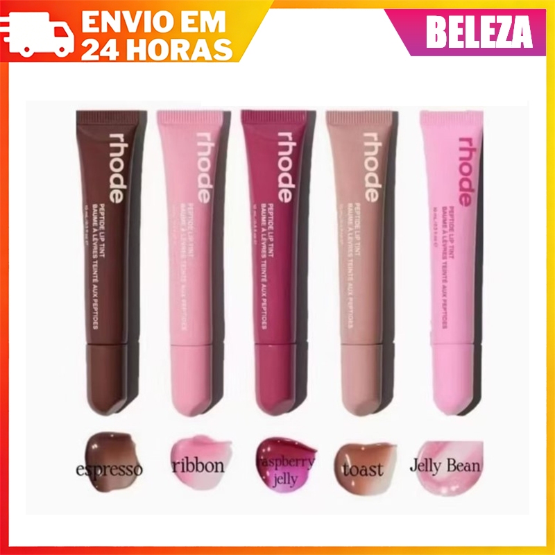 Rhode Lip Gloss Batom 10g Vanilla Fita Bálsamo Labial Creme