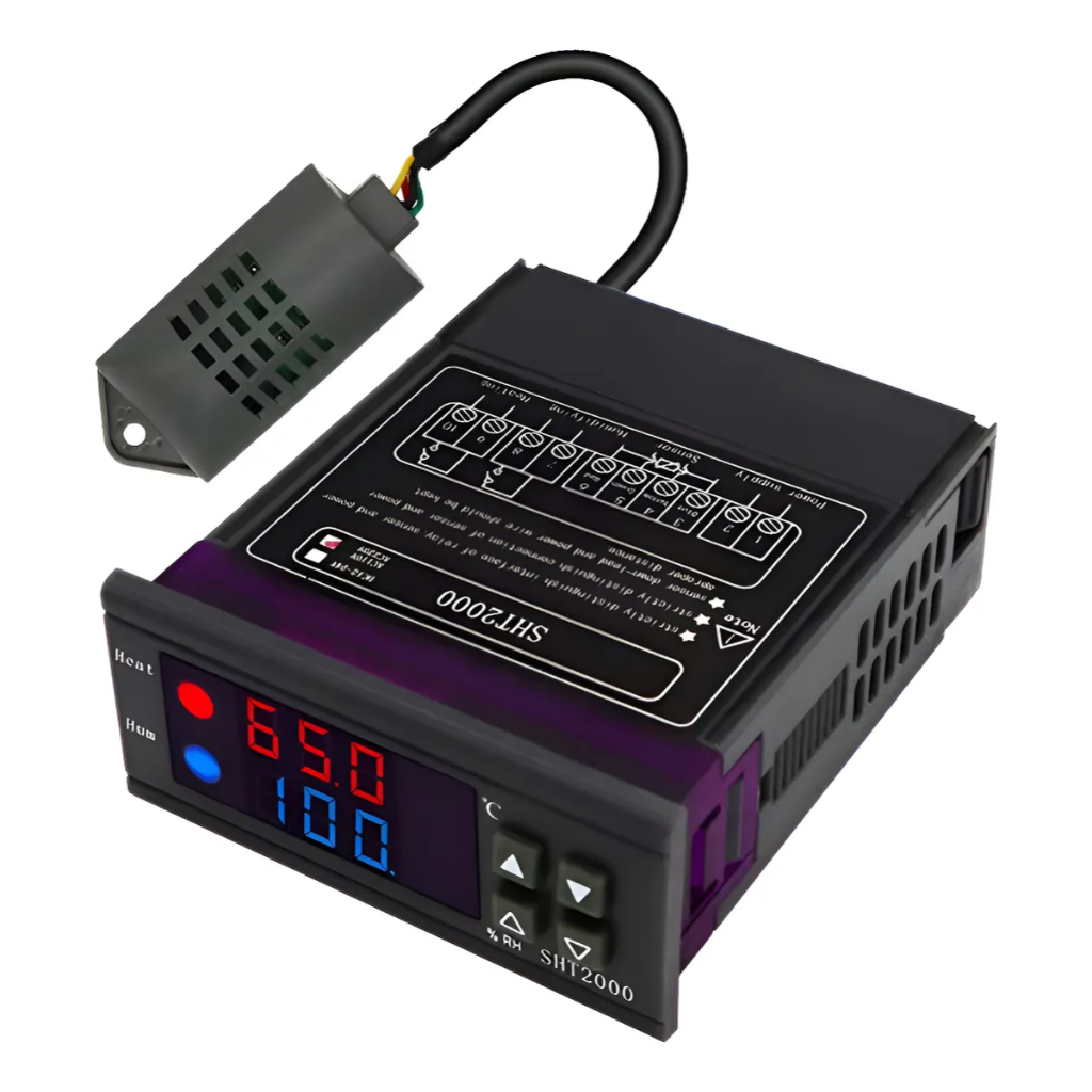 Controlador Digital Temperatura E Umidade Termostato Sht2000 110/220v