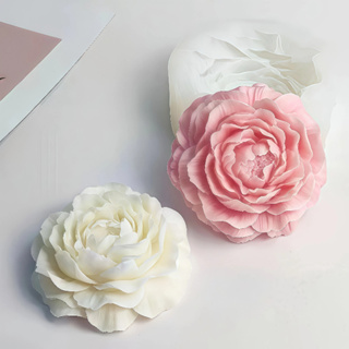 Rosa/orquídea/flor de peônia forma sabão vela gesso biscoito molde de Silicone DIY mais vendido em Oferta na Shopee