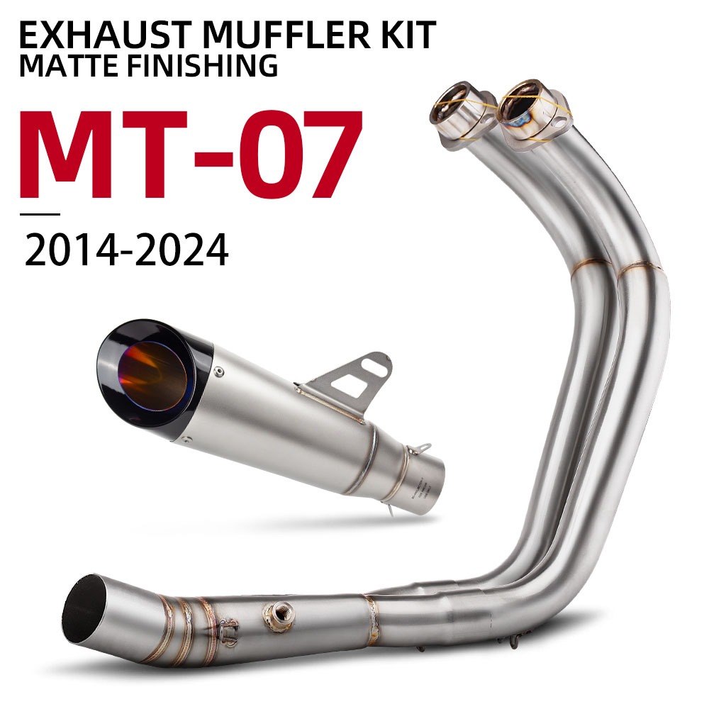 Escape SC PROJECT Para YAMAHA MT07 XSR700 FZ07 Sistema De Exaustão Completo 2014-2024