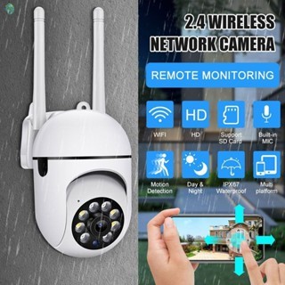 RUI 360 Graus 1080P FHD Câmera WiFi CCTV De Segurança IP-IP66 À Prova D’água IR Visão Noturna Flash Light