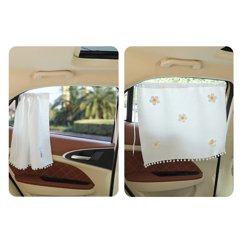 Bonito Dos Desenhos Animados Cortina De Carro Pára-Sol Essencial Verão Protetor Solar Cortinas Manter Seu Interior Do Fr