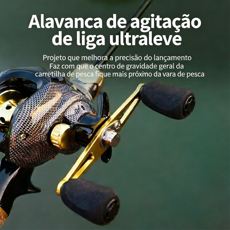 Carretel De Pesca Magnético Em Gota D'água , Capacidade De Carga De 200 kg , Relação De Engrenagem 7.2 : 1 , Ultraleve em Oferta na Shopee