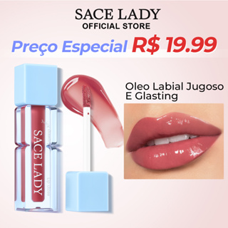 Gloss Labial SACE LADY Gloss Labial Brilhoso e Suculento Longa Duração em Oferta na Shopee