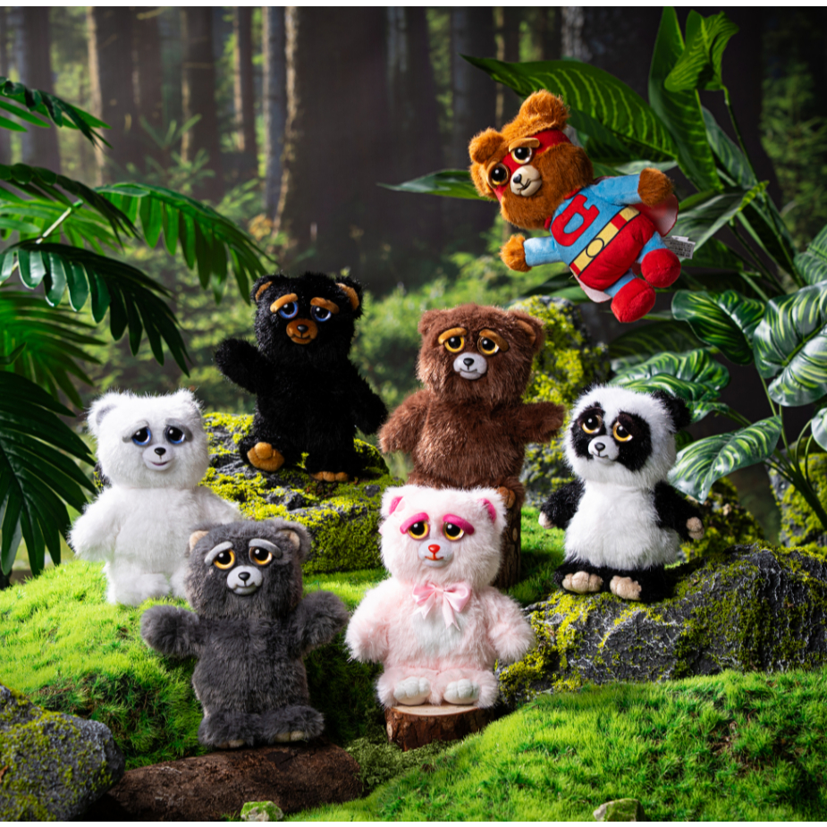 Série Jungle Bear Feisty Pet Transformando Bonecas Caixa Cega