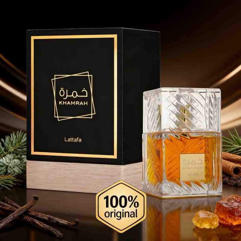 Perfume Árabe Khamrah de Lattafa EDP 100ml-Perfume Original Label Club Perfume