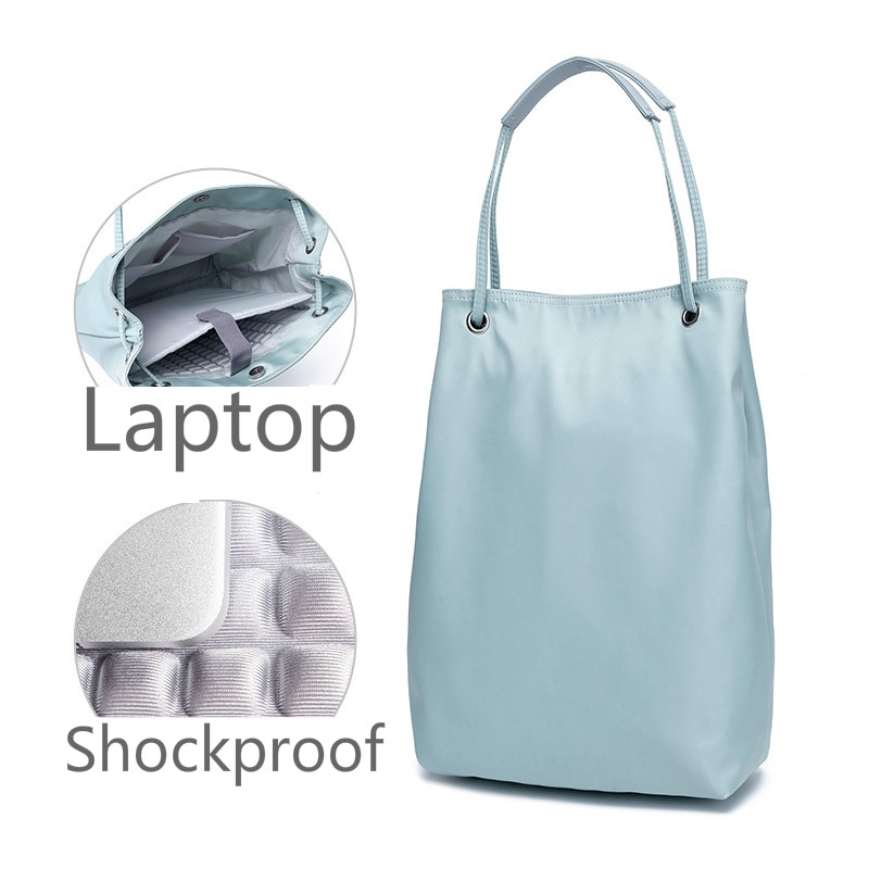 MINGKE Bolsa Para Laptop De 13 A 16 Polegadas Feminina Com Cordão Minimalista Leve Lazer