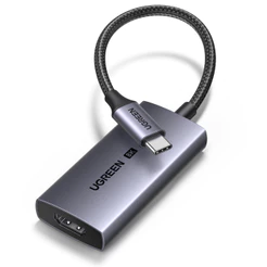 Adaptador UGREEN USB-C Para HDMI , 8K @ 60 Hz 48 Gbps , Nylon Trançado De 0.5 M , Tipo iPhone 17 Pro Max/S25 Ultra/MacBo