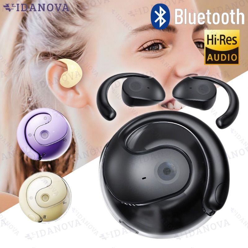 Jm13 Fone de Alta Fidelidade Qualidade de Som lPX5 Resistente À Água Intercomunicador Redução de Ruído ultra-Longo Tempo de Espera Bluetooth 5.4