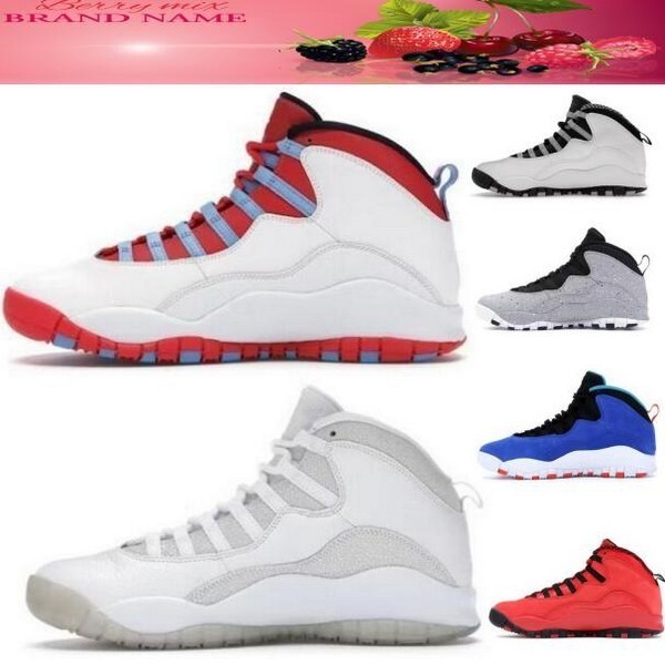 Tênis De Basquete air 10 Masculino Feminino sapato esporte Novo Tamanho 40-47