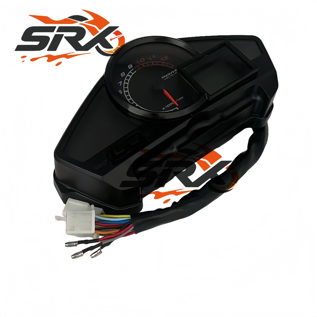 Montagem Stels Flex 250 Painel Medidor Digital Velocímetro De Motocicleta