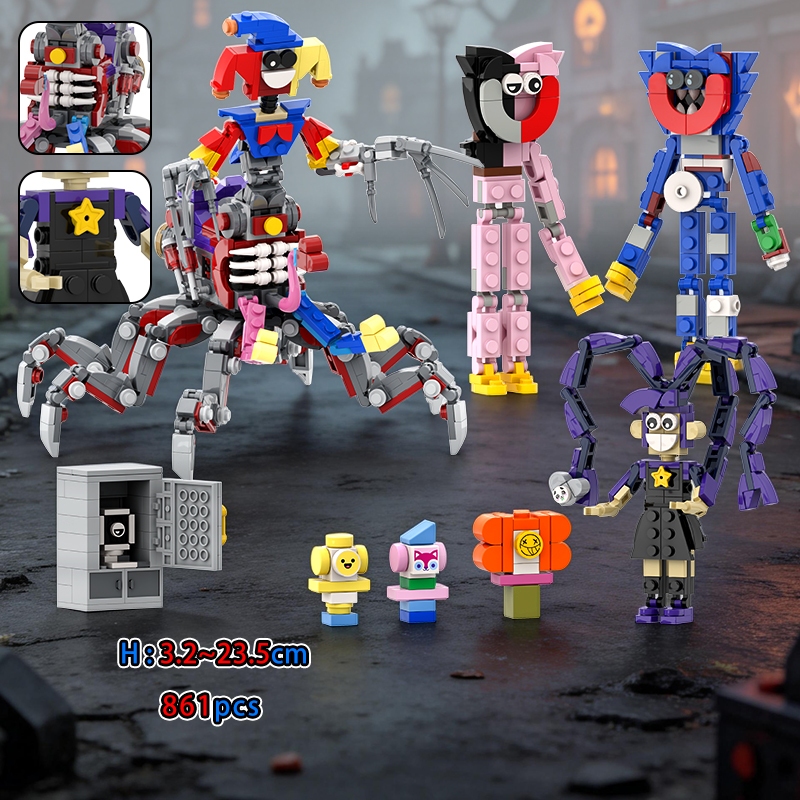 2026 Poppy Smiling Critters 5 Bloco De Construção De Animais Criativos Modelo De Criaturas Sorridentes Figura De Ação Ti