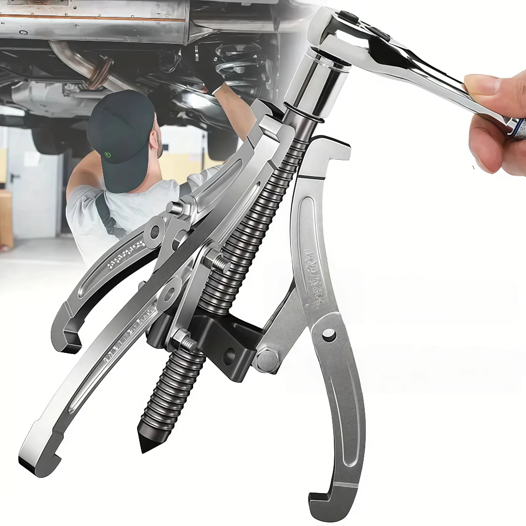 aca Rolamento e Polia 3Polegadas 75mm Aço Saca Polia Manual 3 Garras Metal Extrator