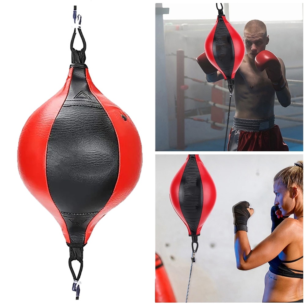 Bola de Velocidade para Boxe com Corda Elástica Suspensa para Treino de Reflexo e Coordenação em Casa