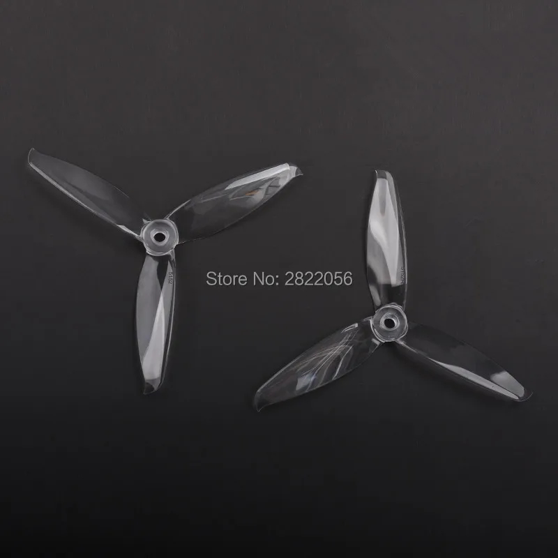 2 pares Gemfan 5152 5.1x5.2 FPV PC 2 Hélice Prop Lâmina CW CCW Para Motor 2205-2306 Drones RC Quadcopter Quadro