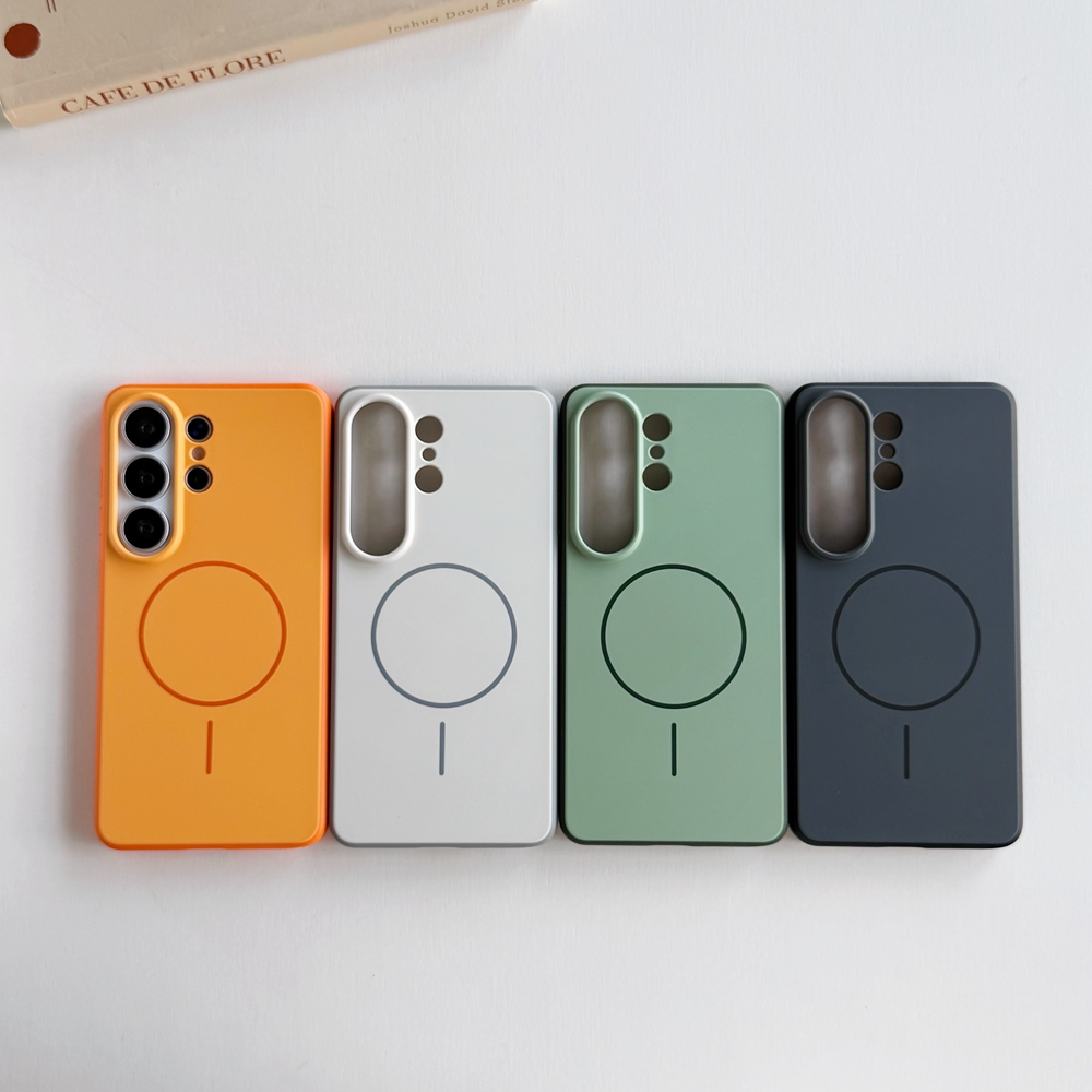 2-Em-1 Híbrido PC + TPU Capa De Telefone De Cor Dupla Para Samsung Galaxy S26 S25 FE S23 S24 Ultra S26 + Carregamento Ma