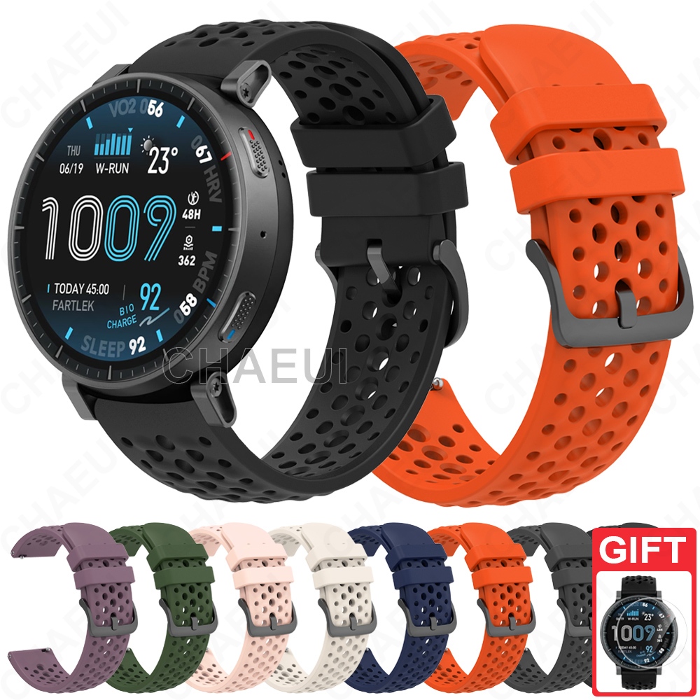 Pulseira De Silicone Respirável Acessórios De Laço De Para Amazfit Active Max