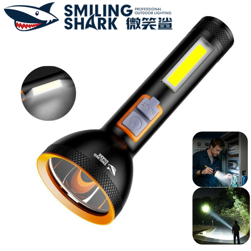 SAHRK SD5481 Lanterna LED Recarregável COB Holofote 6000LM Tipo-c 3Mode Luz De Flash Doméstica À Prova D'água Iluminação