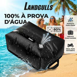 Saco a Vácuo Organizador de Mala Bagagem Viagem Impermeável Compressão Roupas Premium Preto em Oferta na Shopee