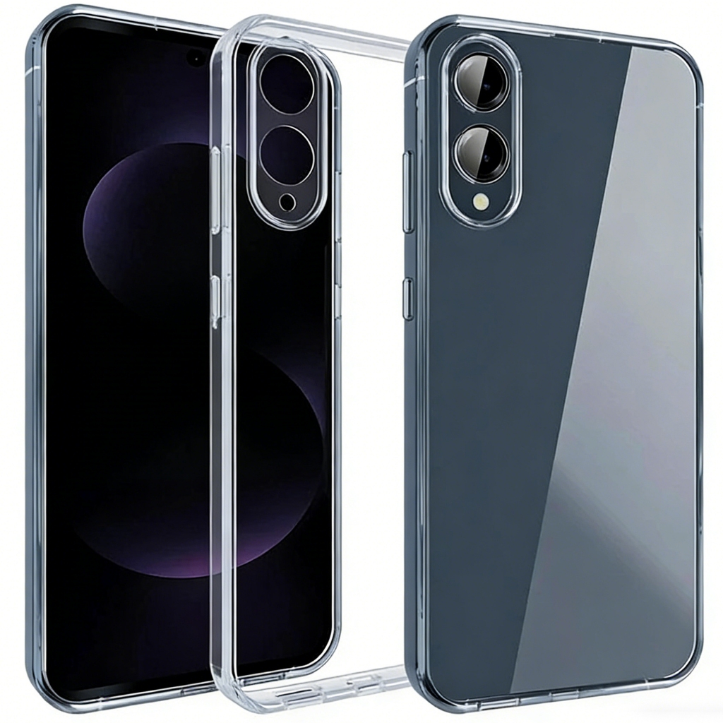 Capa silicone fina transparente para Samsung  Galaxy S26 S25 Edge S24 S23 S21 S20 FE S22 Ultra Plus
