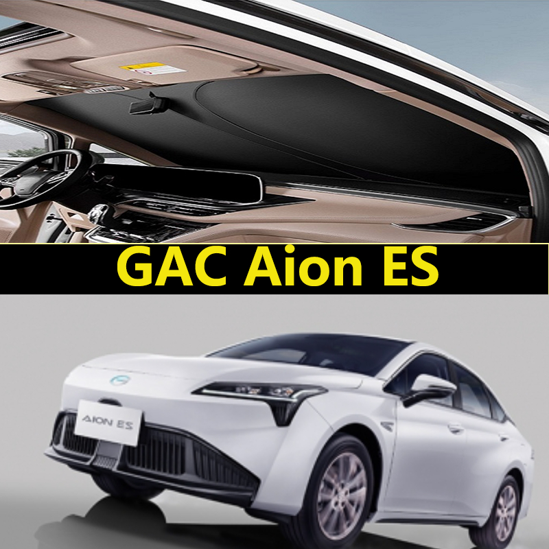 Pára-Brisa Do Carro Sol Para GAC Aion ES Placa De Sombreamento Interior Dianteiro Luz Escudo Proteção Solar