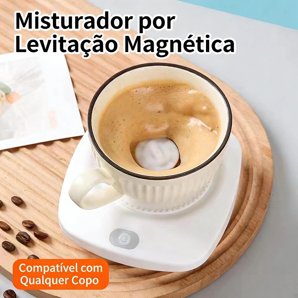 Agitador Magnético Compacto , Mini Misturador Automático De Bebidas , Recarregável USB-C , Adequado Para Copos De Vidro